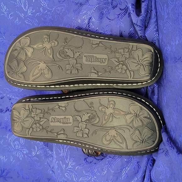 [GUC] Alegria Feliz FEL-345 Purple, Silver, Black Ric-Rac Zebra Print Mary Janes - Picture 8 of 16